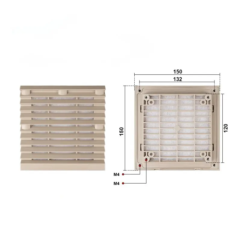 Window ng bentilasyon ng gabinete Window ng bentilasyon ng gabinete