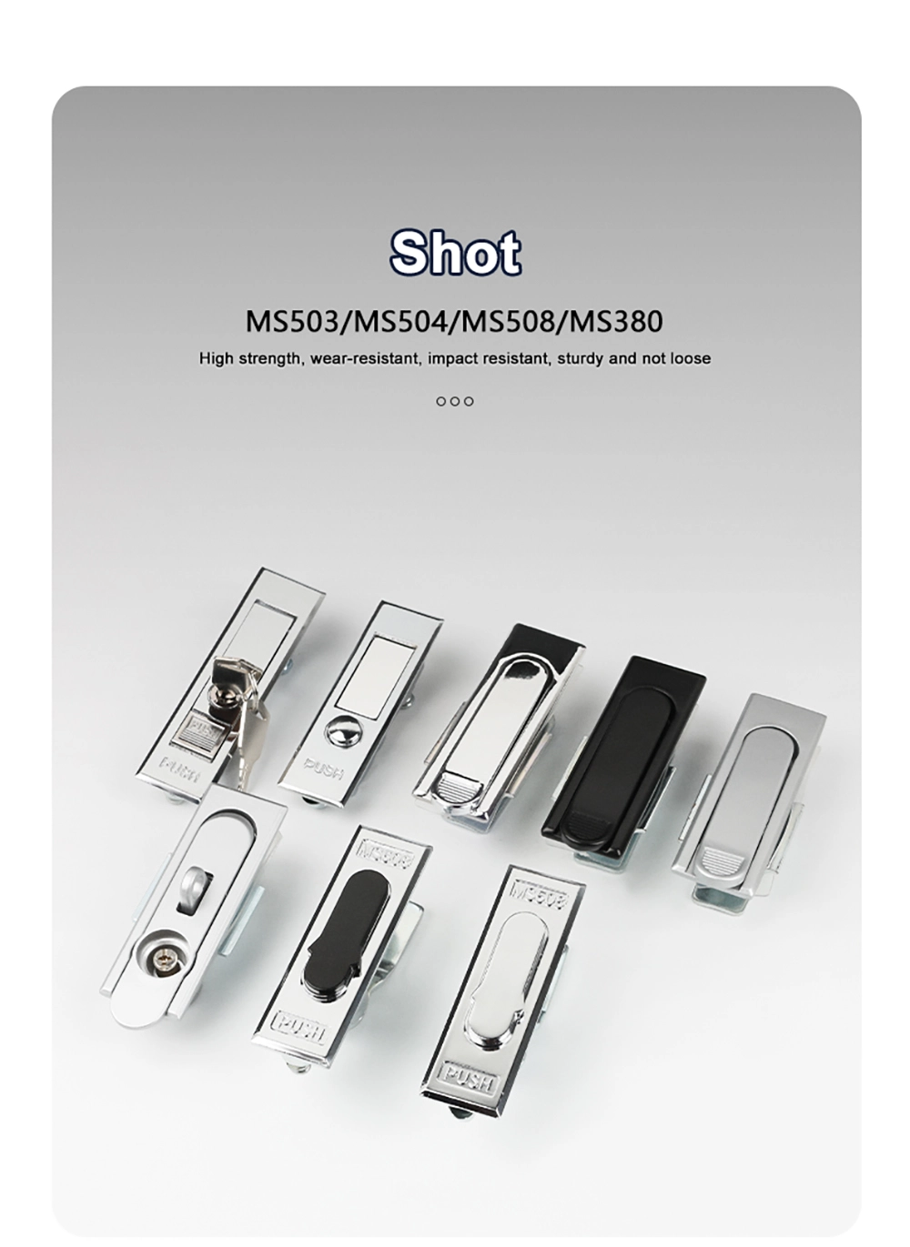 Cabinet Door Flat Snap Lock