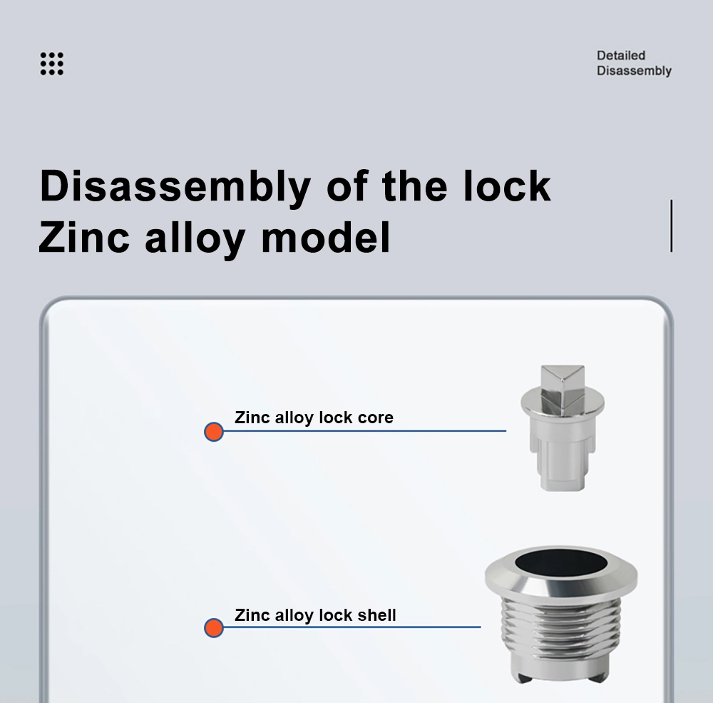 Triangle Lock Electric Cabinet Door Lock