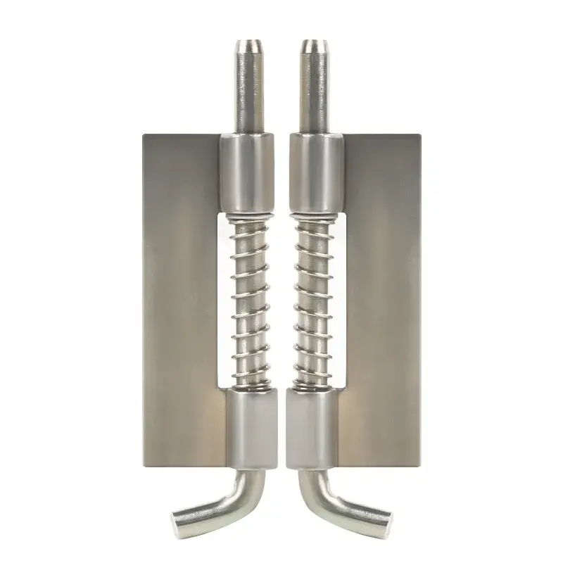 Spring bolts latch hinge